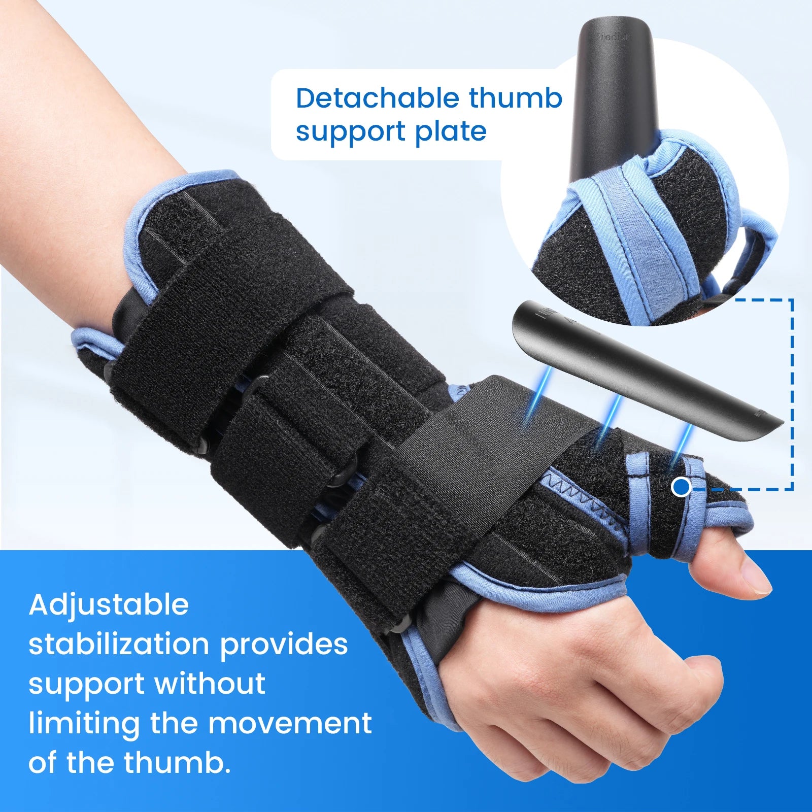 VELPEAU Wrist Splint - Carpal Tunnel Pain Relief - In Use | Alpha Medical Care