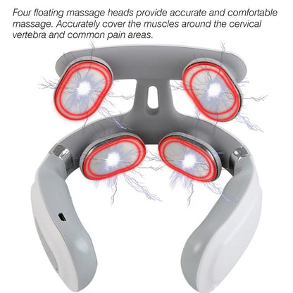 Neck Massage Machine - 4-Head Heating Protection - Detail View | Alpha Medical Care