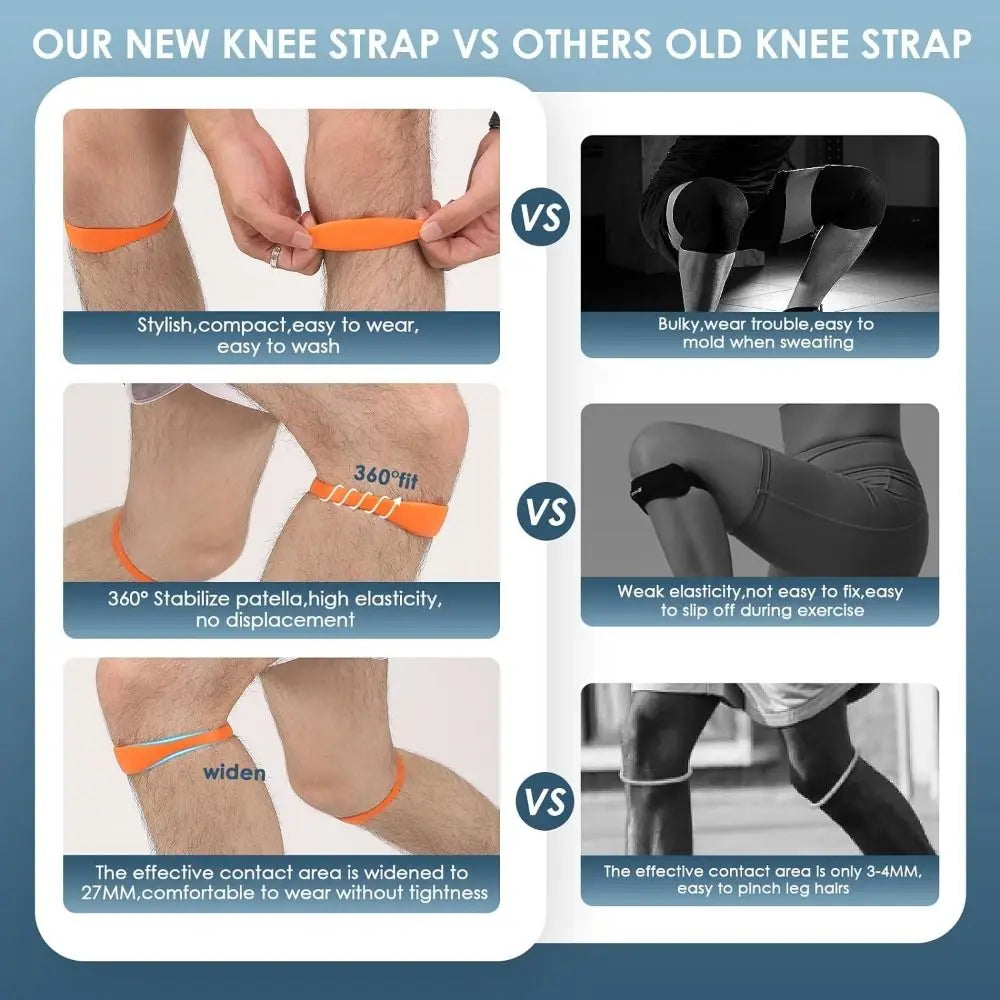 Silicone Patellar Tendon Strap - Knee Pain Relief - View 10 | Alpha Medical Care