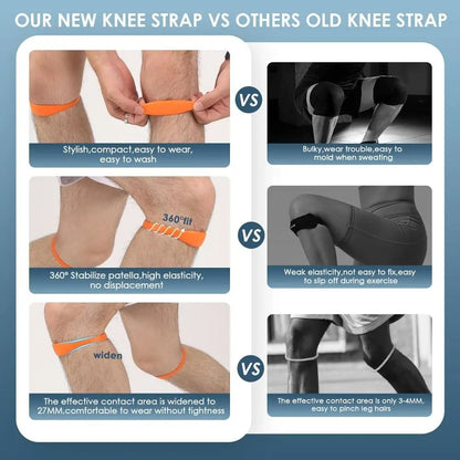 Silicone Patellar Tendon Strap - Knee Pain Relief - View 10 | Alpha Medical Care