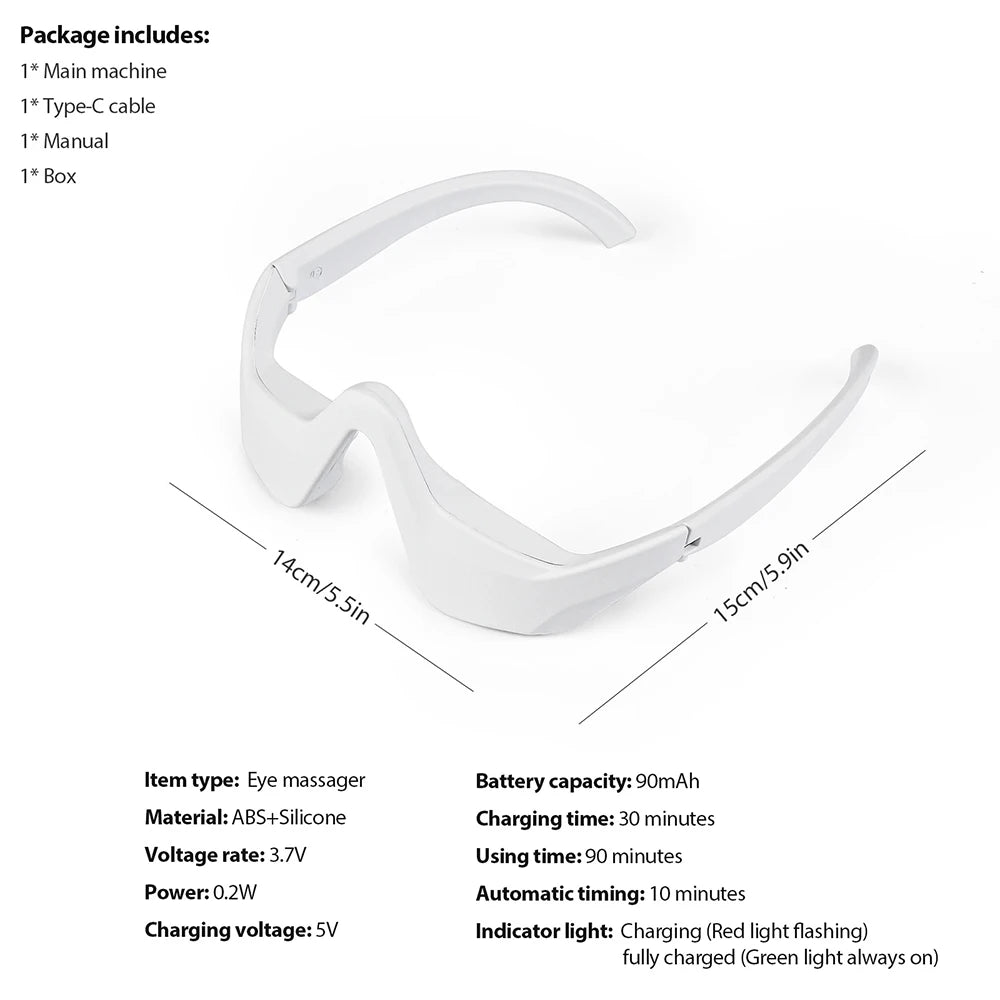 EMS Red Light Eye Massager - Dark Circles & Wrinkle Reduction - View 14 | Alpha Medical Care