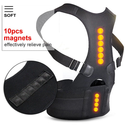 Magnetic Posture Corrector - Shoulder Orthopedic Brace - View 23 | Alpha Medical Care