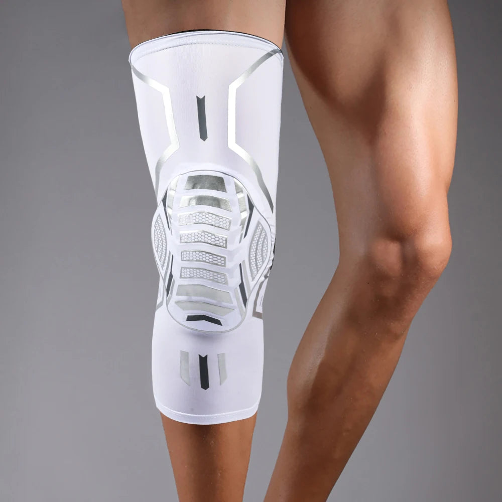 Basketball Knee Pad - Honeycomb Shock Protection - Back View | Alpha Medical Care