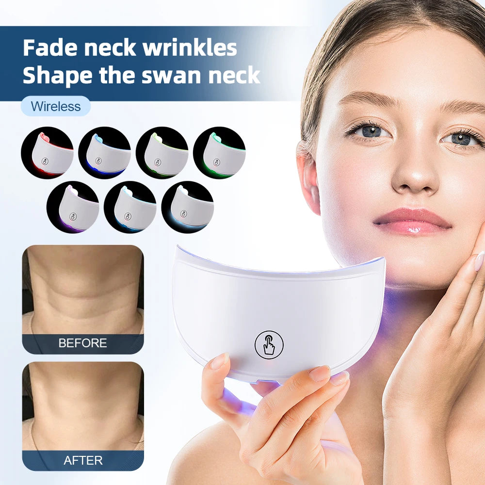 Neck LED Lift Mask - Anti-Wrinkle Skin Tightening - Features | Alpha Medical Care