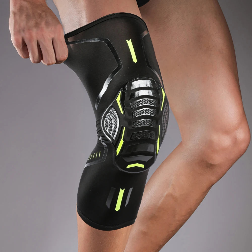 Basketball Knee Pad - Honeycomb Shock Protection - Side View | Alpha Medical Care