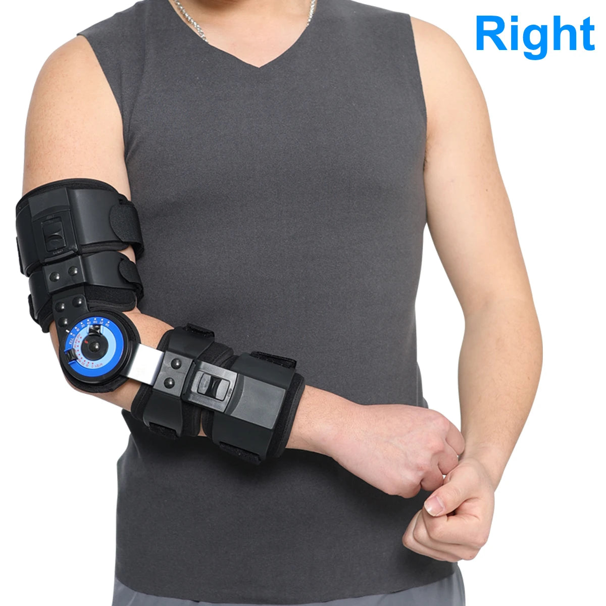 Hinged ROM Elbow Brace - Post-Op Adjustable Stabilizer - View 16 | Alpha Medical Care