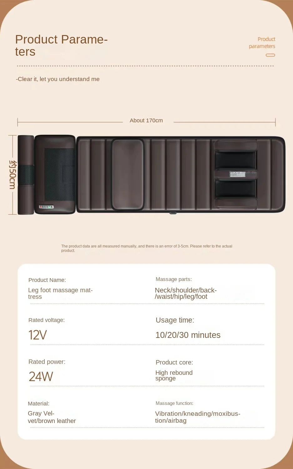 Air Massage Cushion | Electric Kneading Chair Pad - view 25