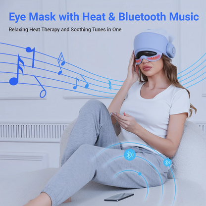 Head & Eye Massager - Heat, Fatigue & Stress Relief - Back View | Alpha Medical Care