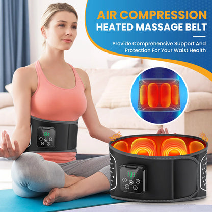 Electric Lumbar Massager - Heated Vibration Back Brace - Features | Alpha Medical Care
