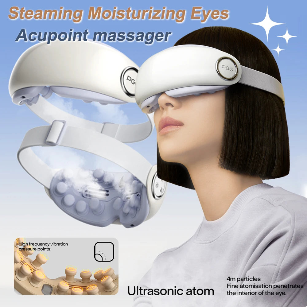 Nano Steam Eye Massager - Warm Spa Acupressure Mask - Close-Up | Alpha Medical Care
