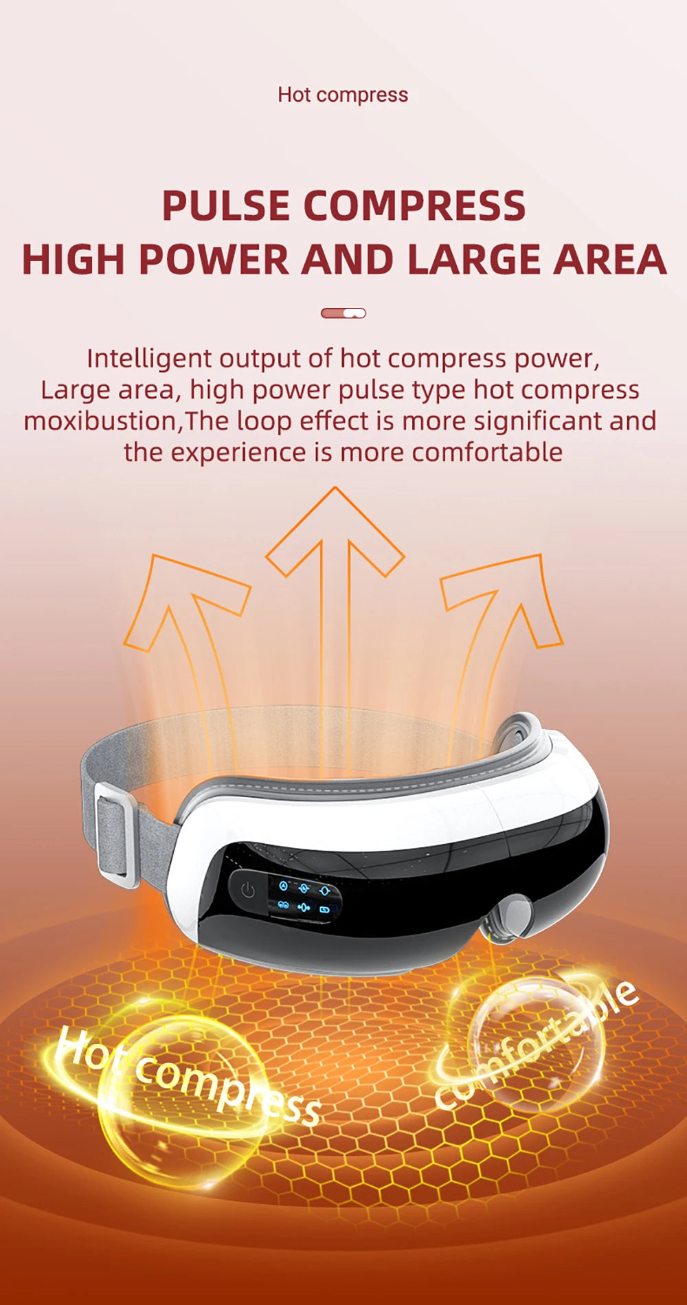 Electric Airbag Eye Massager - Heated Hot Compress - View 17 | Alpha Medical Care
