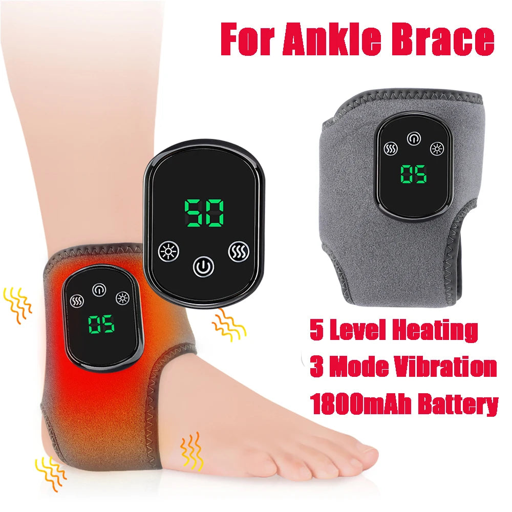 Electric Ankle Brace - Hot Compress & Vibration Massage - View 17 | Alpha Medical Care