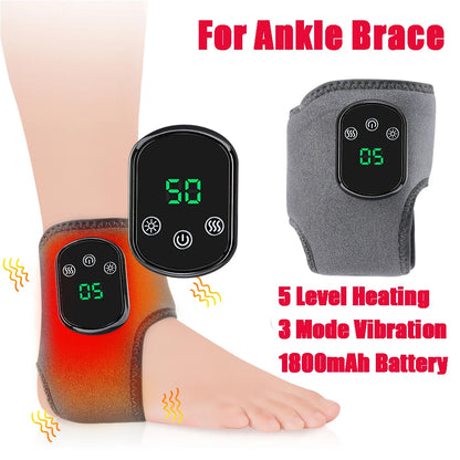 Electric Ankle Brace - Hot Compress & Vibration Massage - View 17 | Alpha Medical Care