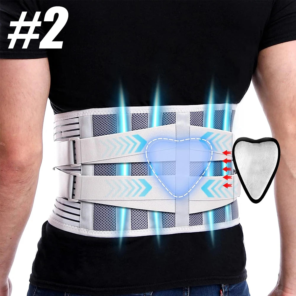 Lower Back Brace - 6 Stays Anti-Skid Lumbar Support - View 35 | Alpha Medical Care