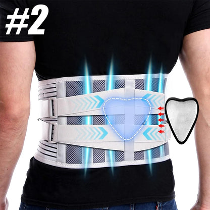 Lower Back Brace - 6 Stays Anti-Skid Lumbar Support - View 35 | Alpha Medical Care