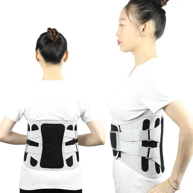 Lumbar Support Belt - Disc Herniation & Pain Relief Brace - Back View | Alpha Medical Care