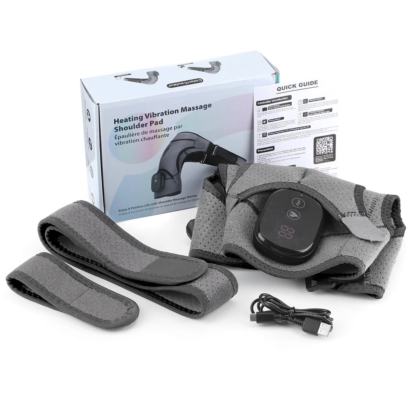 Vibration Shoulder Steamer - Heated Belt Massager - View 16 | Alpha Medical Care