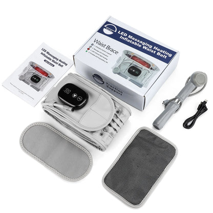 Electric Lumbar Massager - Heated Vibration Back Brace - View 24 | Alpha Medical Care