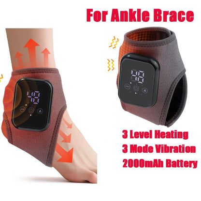 Electric Ankle Brace - Hot Compress & Vibration Massage - View 19 | Alpha Medical Care