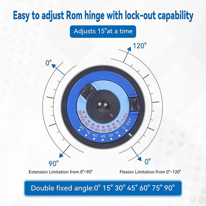 Hinged ROM Elbow Brace - Post-Op Adjustable Stabilizer - In Use | Alpha Medical Care