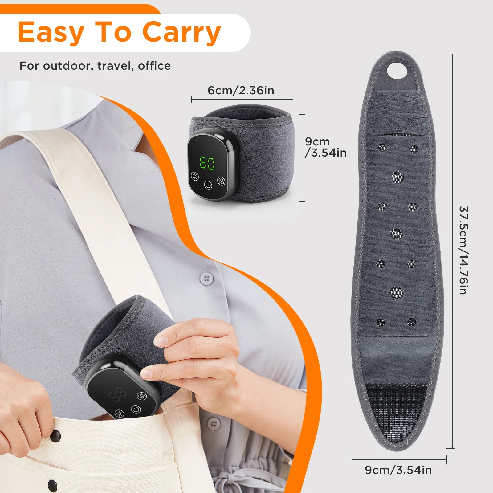 Electric Foot & Hand Massager - Vibration & Heat Therapy - View 12 | Alpha Medical Care