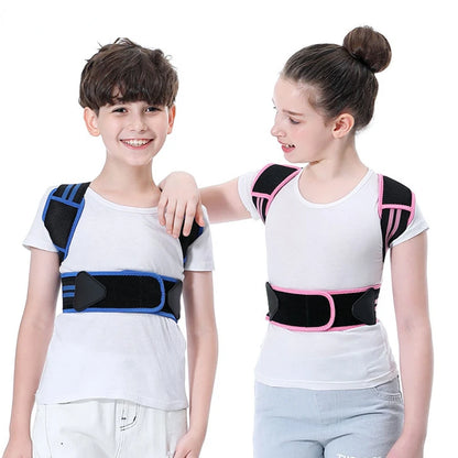 Kids Posture Corrector - Adjustable Back Support for Children - Side View | Alpha Medical Care