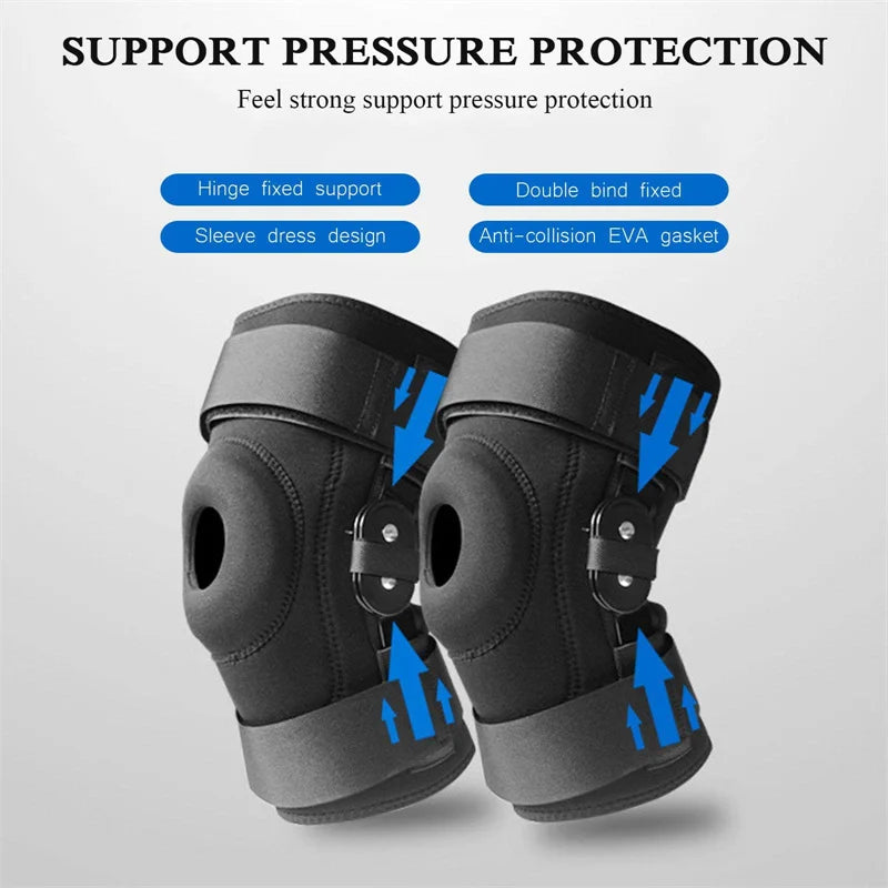Hinged Knee Brace - Patella Stabilizer for Arthritis - Side View | Alpha Medical Care