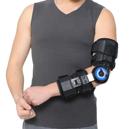 Hinged ROM Elbow Brace - Post-Op Adjustable Stabilizer | Alpha Medical Care