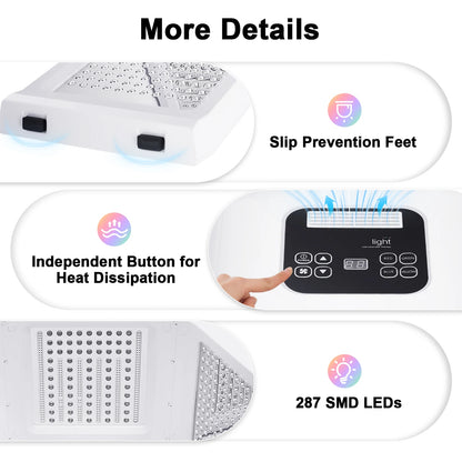 7 Color LED Light Therapy Face Mask - Anti-Aging - Close-Up | Alpha Medical Care