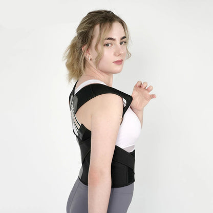 Posture Corrector - Adjustable Shoulder Support Brace - Side View | Alpha Medical Care