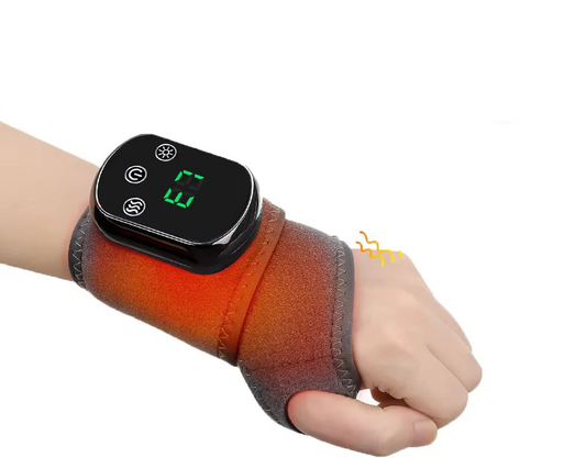 Electric Ankle Brace | Hot Compress & Vibration Massage