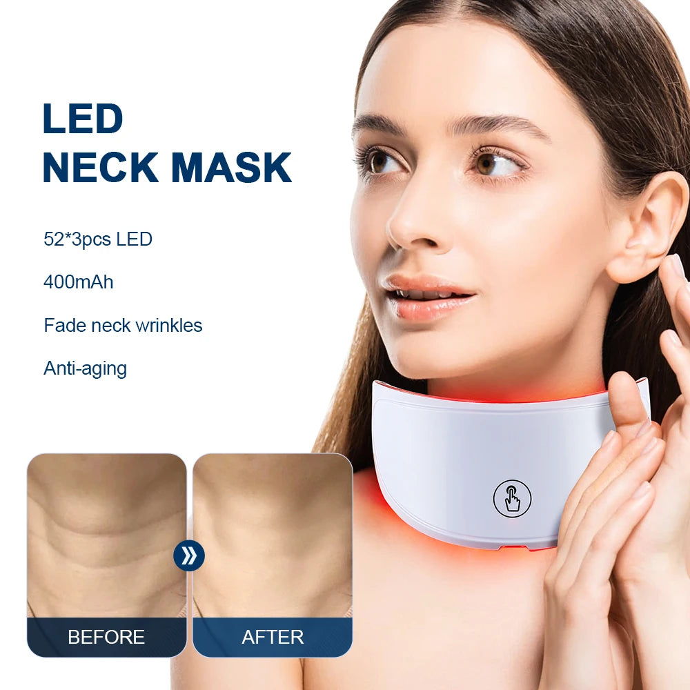 Neck LED Lift Mask - Anti-Wrinkle Skin Tightening - View 9 | Alpha Medical Care