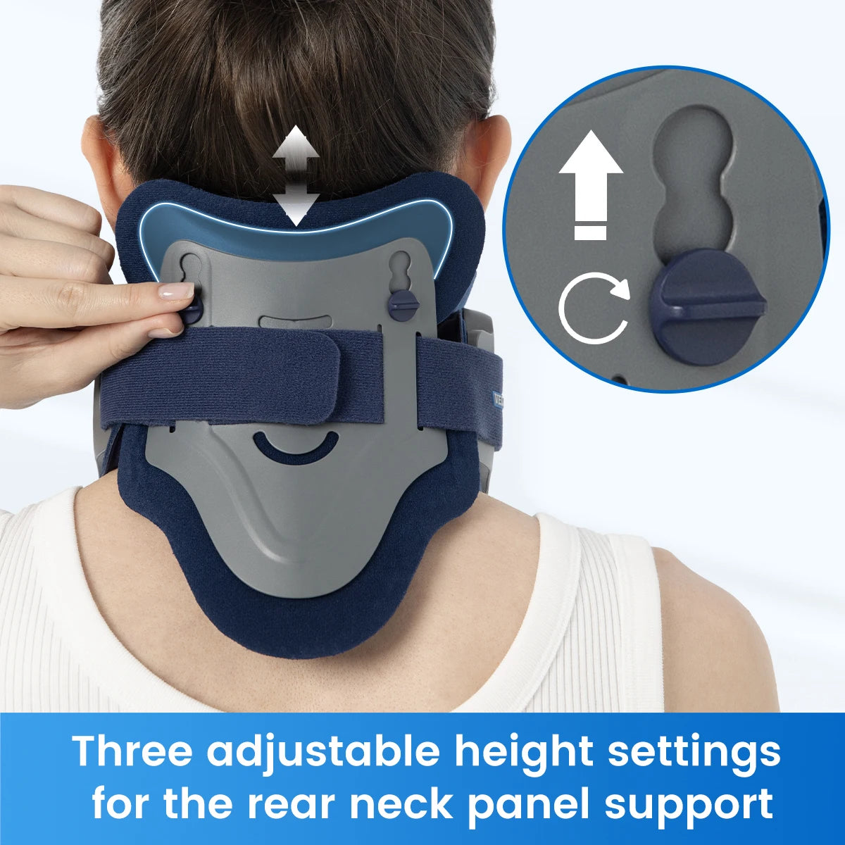 VELPEAU Neck Traction - Spine Pressure Pain Relief - Side View | Alpha Medical Care