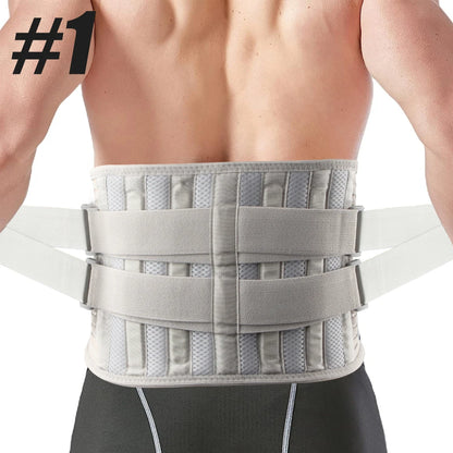Lower Back Brace - 6 Stays Anti-Skid Lumbar Support - View 34 | Alpha Medical Care