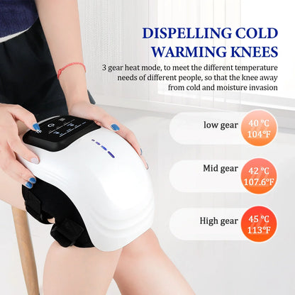 Foreverlily Smart Knee Massager - Vibration & Air Pressure - In Use | Alpha Medical Care