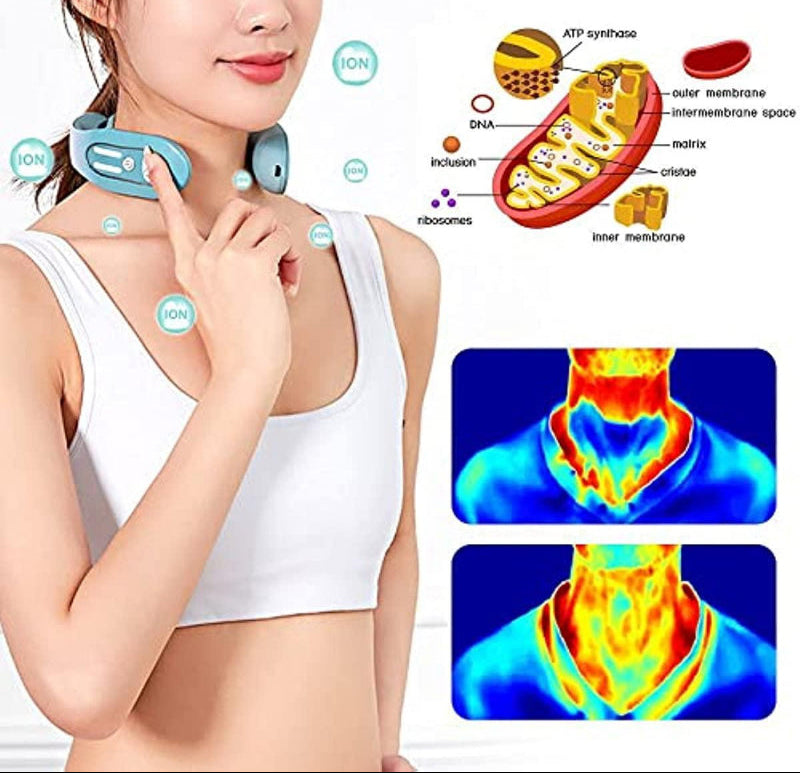 Cervical Spine Massager - EMS Neck Lymphatic Drainage - View 9 | Alpha Medical Care