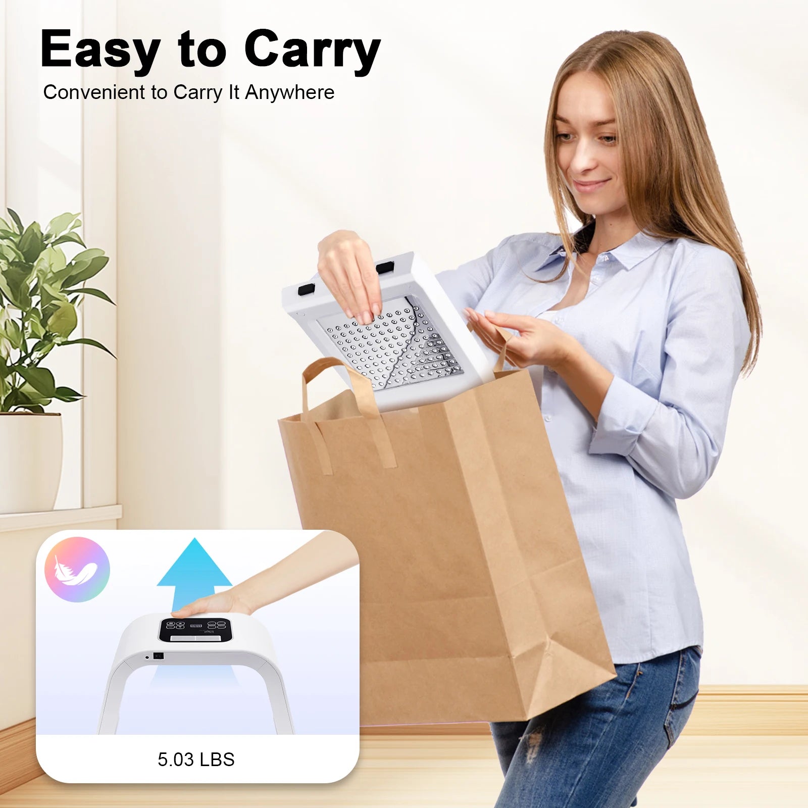 7 Color LED Light Therapy Face Mask - Anti-Aging - View 13 | Alpha Medical Care