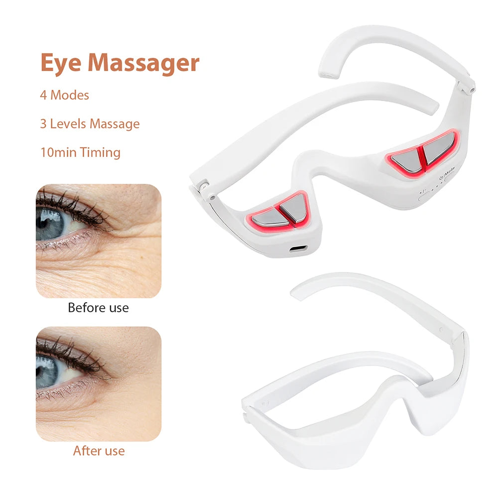 EMS Red Light Eye Massager - Dark Circles & Wrinkle Reduction - View 10 | Alpha Medical Care