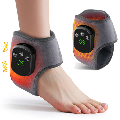 Electric Ankle Brace - Hot Compress & Vibration Massage | Alpha Medical Care