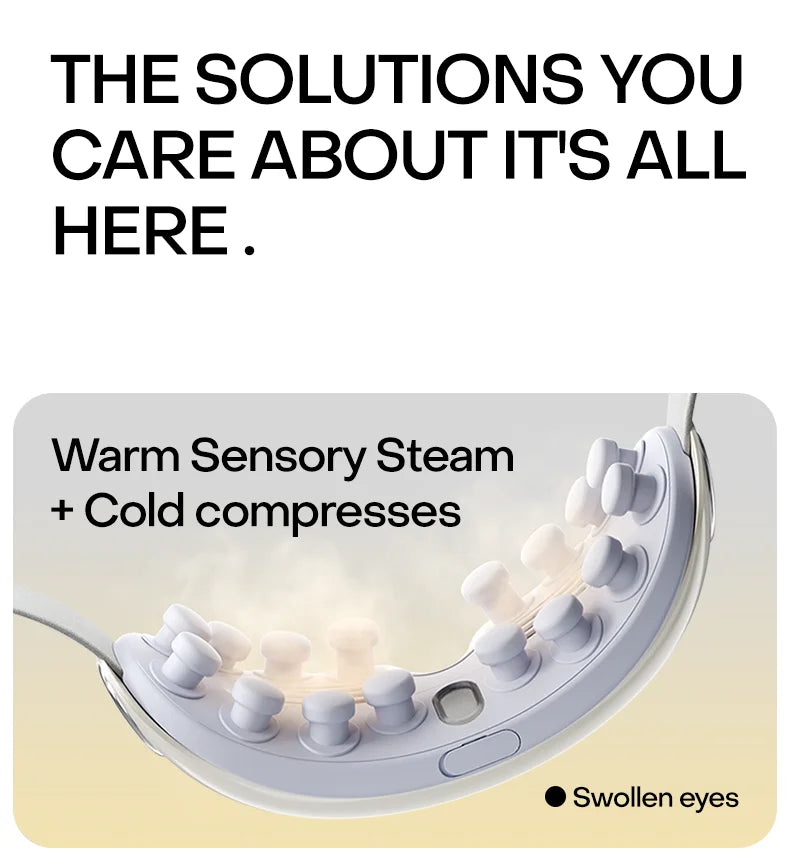 Nano Steam Eye Massager - Warm Spa Acupressure Mask - View 9 | Alpha Medical Care