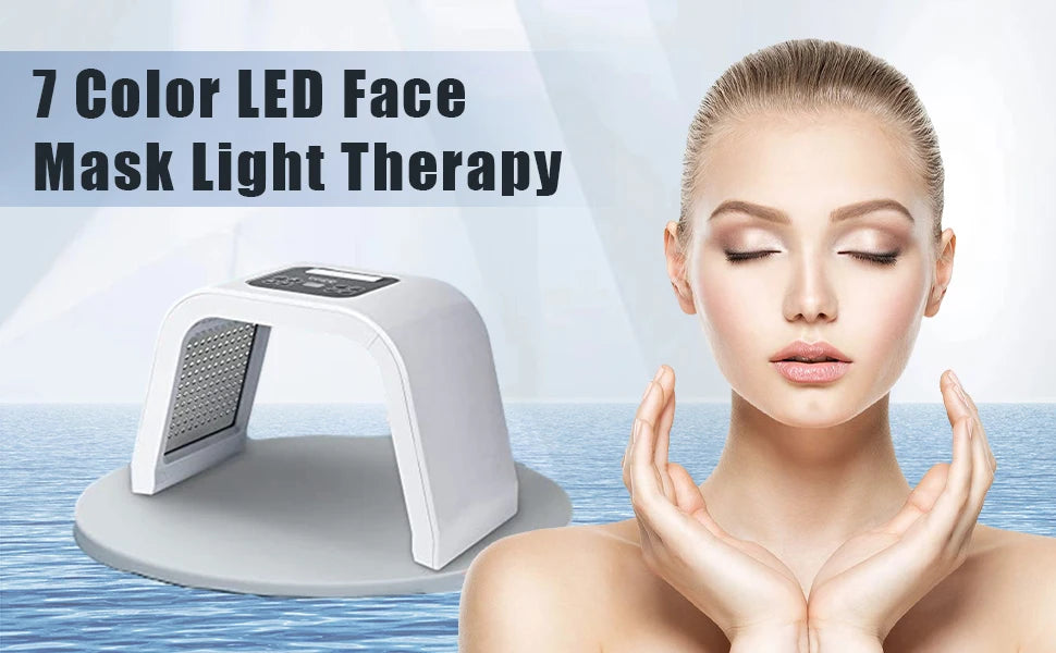7 Color LED Light Therapy Face Mask - Anti-Aging - Features | Alpha Medical Care
