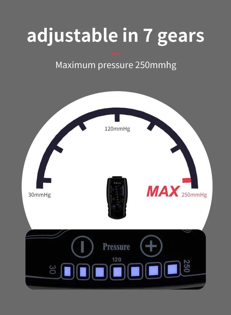Leg Recovery Boots - 6 Chambers Air Compression Massager - View 14 | Alpha Medical Care