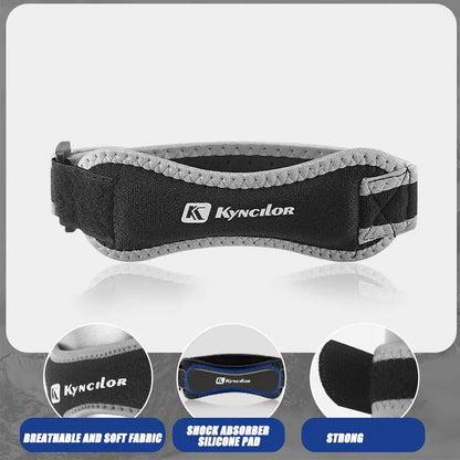 Adjustable Knee Patellar Tendon Strap - Sports Support - Back View | Alpha Medical Care