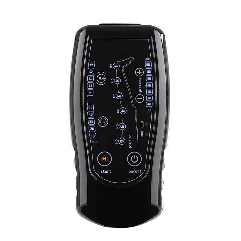 Leg Recovery Boots - 6 Chambers Air Compression Massager - Side View | Alpha Medical Care