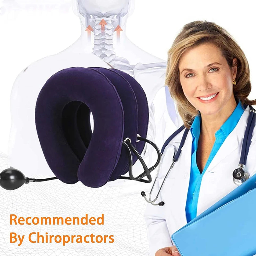 Cervical Neck Traction Device - Inflatable Home Relief - View 14 | Alpha Medical Care