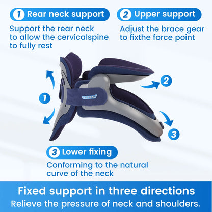 VELPEAU Neck Traction - Spine Pressure Pain Relief - In Use | Alpha Medical Care