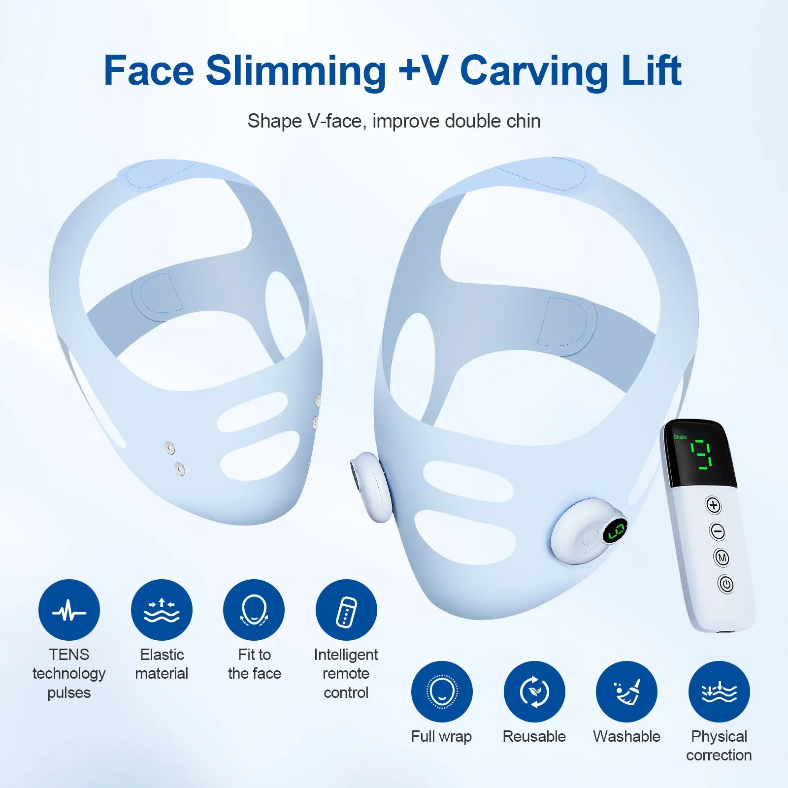 V-Line Face Slimming - EMS Lifting Microcurrent Device - Detail View | Alpha Medical Care