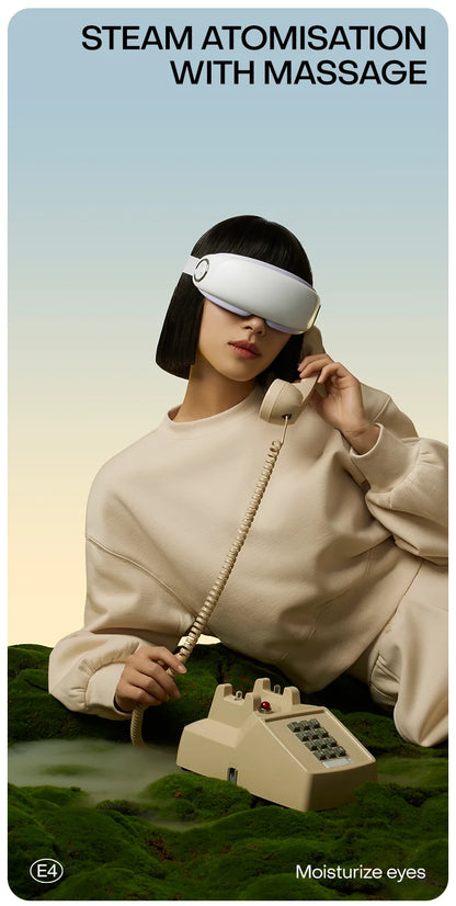 Nano Steam Eye Massager - Warm Spa Acupressure Mask - Features | Alpha Medical Care