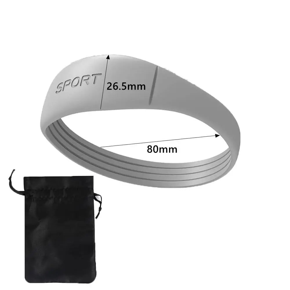 Silicone Patellar Tendon Strap - Knee Pain Relief - Back View | Alpha Medical Care