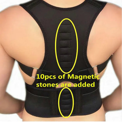 Magnetic Posture Corrector - Shoulder Orthopedic Brace - Side View | Alpha Medical Care